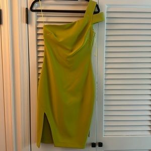 Likely one shoulder cocktail dress